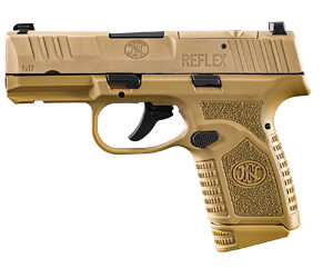 FN Reflex MRD Manual Safety Handgun 9mm Luger 10rd Magazines(2) 3.3" Barrel FDE