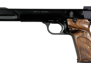 S&W  Model 41 Handgun .22LR 10rd Magazine 7" Barrel  Blued Wood Grips