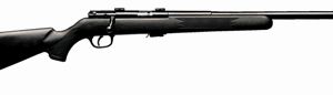 Savage Mark II FV Rifle .17 HM2 5rd Magazine 21" Barrel  Synthetic Black Stock