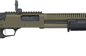 Mossberg 590R ODG Cerakote Shotgun 12ga 3" Chamber 6rd Capacity 18.5" Barrel MBUS 3 Sights