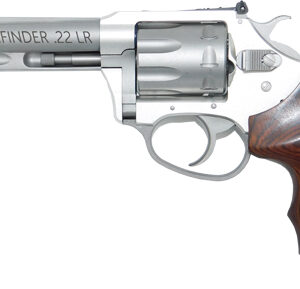 Charter Arms Pathfinder Handgun .22 LR 8rd Capacity 4.2" Barrel Anodized Stainless Steel Rosewood Checkered Grip