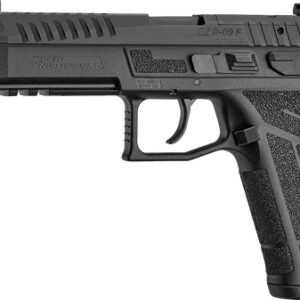 CZ P-09 F Nocturne Suppressor Ready OR Handgun 9mm Luger 21rd Magazines(2) 4.5" Threaded Barrel Fixed Sights Black