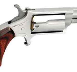 North American Arms 22M Ported Handgun .22 Mag 5rd Capacity 1.63" Barrel Silver with Wood Grip