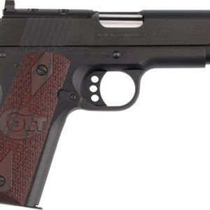 Colt Combat Commander Handgun .45 ACP 8rd Magazine 4.25" Black with Rosewood Grips