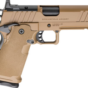 Springfield 1911 DS Prodigy Handgun 9mm Luger 17/20rd Magazines 4.25'' Barrel Coyote Brown