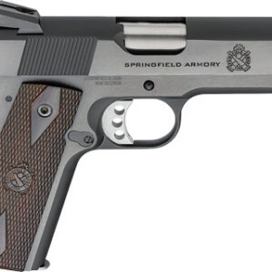 Springfield 1911 Garrison Handgun .45 Auto 7rd Magazine(1) 4.25" Barrel Wood Grips Blued