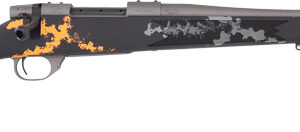 Weatherby Vanguard Compact Hunter Rifle 7mm-08 Rem 5rd Magazine 20" Barrel Black and Orange with Muzzle Brake