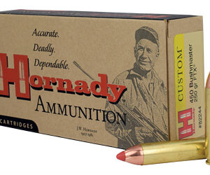 Hornady American Whitetail Tipped Rifle Ammunition .450 Bushmaster 250 gr FTX 2200 fps 20/ct