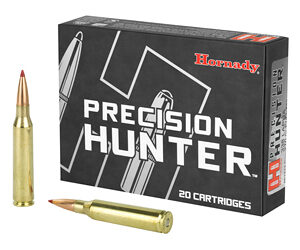 Hornady Precision Hunter Rifle Ammunition .338 Lapua Mag 270 gr ELD-X 2800 fps 20/ct