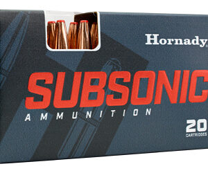 Hornady Subsonic Rifle Ammunition .45-70 Govt 410gr PT 1075 fps 20/ct