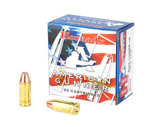 Hornady American Gunner Handgun Ammunition 9mm (+P) Luger 124 gr XTP 1200 fps 25/ct