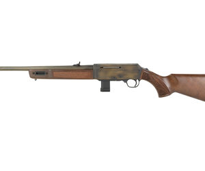 Henry Homesteader M-LOK Brushed Bronze Rifle 9mm Luger 10rd Magazine(1) 16.37" Non-Threaded Barrel Walnut Glock Magazine Well