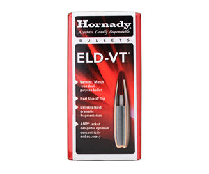 Hornady ELD-VT Rifle Bullets 25 CAL .257 95 GR ELD-VT (1-7.5") 100/ct