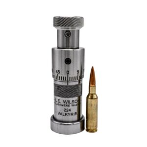 L.E. Wilson Stainless Steel VLD Bullet Seater with Micrometer Adjustment .308 Win