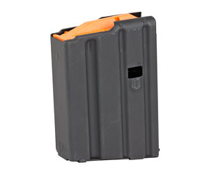 ASC AR Family Rifle Magazine Orange Follower .223 Remington Black Stainless Steel 10/rd