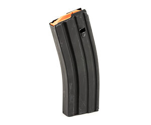 ASC AR Family Rifle Magazine Orange Follower .223 Remington Black Stainless Steel 30/rd