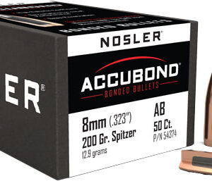 Nosler AccuBond Rifle Bullets 8mm .323" 200 gr SBT-ACB 50/ct
