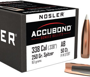 Nosler AccuBond Rifle Bullets .338 cal .338" 250 gr SBT-ACB 50/ct