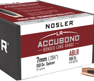 Nosler AccuBond Long Range Rifle Bullets 7mm .284" 150 gr SPT-ACB 100/ct