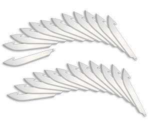 Outdoor Edge 3-1/2" Drop-Point Blade Pack 24/ct