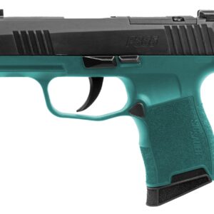 SIG P365 9MM 3.1" 10RD TEAL/BLK OR