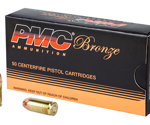 PMC Bronze Handgun Ammunition .380 ACP 90 gr FMJ 920 fps 50/ct