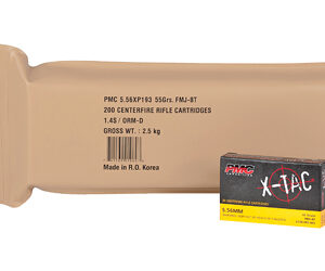 PMC X-Tac Battle Pack Rifle Ammunition 5.56mm 55 gr FMJ 3120 fps 200ct
