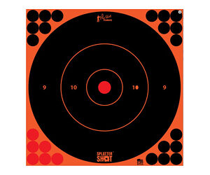 Pro-Shot Splatter Shot 12" Orange Bullseye Target 5/ct