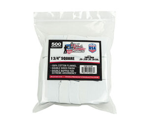 Pro-Shot 1 3/4" Square 100% Cotton Patches 500/ct
