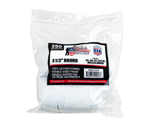 Pro-Shot 2 1/2" 100% Cotton Patches 250/ct
