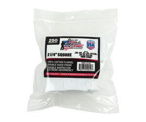 Pro-Shot 2 1/4" Square 100% Cotton Patches 250/ct
