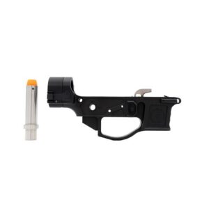Shields Arms SA-9 Gen 2 Stripped Folding Lower Receiver - 9mm Luger�7075-T6 Aluminum Black Accepts Glock Style Magazines