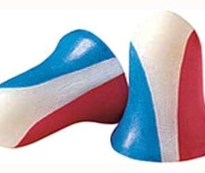Howard Leight Shooter's Earplugs 33NRR Red White Blue 100 Pairs