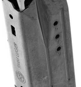 Ruger Security-9 Compact Magazine 9mm Black Oxide Steel 10/rd
