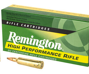 Remington Rifle Ammunition .22-250 Rem 55 gr PSP 3680 fps 20/ct