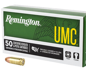 Remington UMC Handgun Ammunition 9mm Luger 124 gr. FMJ 1110 fps 50/ct