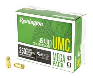 Remington UMC Handgun Ammunition .45 ACP 230 gr FMJ 835 fps 250/ct
