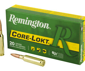 Remington Core-Lokt Rifle Ammunition 6.5 Creedmoor 140gr PSP 2700 fps 20/ct