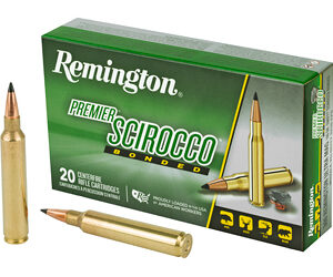 Remington Premier Scirocco Bonded Rifle Ammunition .300 Rem Ultra Mag 180 gr SSB 3250 fps 20/ct