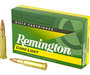 Remington Core-Lokt Rifle Ammunition .30-40 Krag 180 gr PSP 2430 fps 20/ct