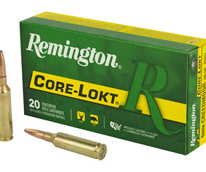 Remington Core-Lokt Rifle Ammunition 6mm Creedmoor 100gr PSP 3000 fps 20/ct