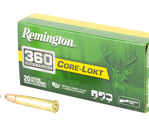 Remington Core-Lokt Rifle Ammunition .360 Buckhammer 200gr SP 2200 fps 20/ct