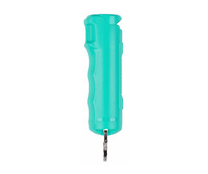 Sabre Pepper Gel with Fast Flip Top Safety and Snap-Clip Keychain Green