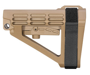 SB Tactical SBA4 5-Postion Adjustable Brace for AR-15 FDE