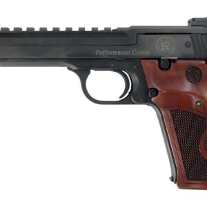 Smith & Wesson Model 41 Handgun 22 LR 10rd Magazine 5.5" Barre Black with Wood Grip Adjustable Sights Optic Ready