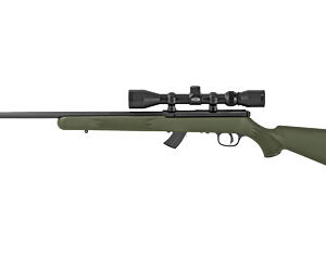 Savage Mark II FXP Rifle .22 LR 5rd Magazine 21" Barrel Synthetic OD Green Stock 3-9x40mm Scope