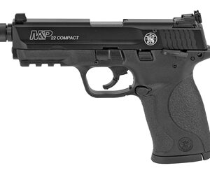 Smith & Wesson M&P 22 Compact Handgun .22 LR 10rd Magazine 3.6" Threaded Barrel Black