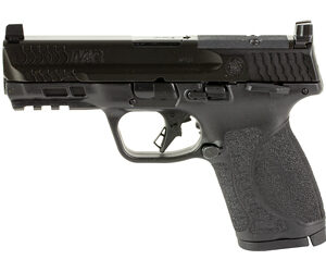 S&W M&P 9 M2.0 Compact Optic Ready Handgun 9mm Luger 10rd Magazines(2) 4" Barrel Thumb Safety Balck