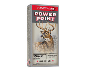 Winchester Super-X Subsonic Rifle Ammunition .300 AAC Blackout 200 gr. HP 1060 fps 20/ct