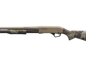 Winchester SXP Woodland Defender Shotgun 12 ga 3" Chamber 5rd Magazine 18" Barrel FDE and Woodland Camo